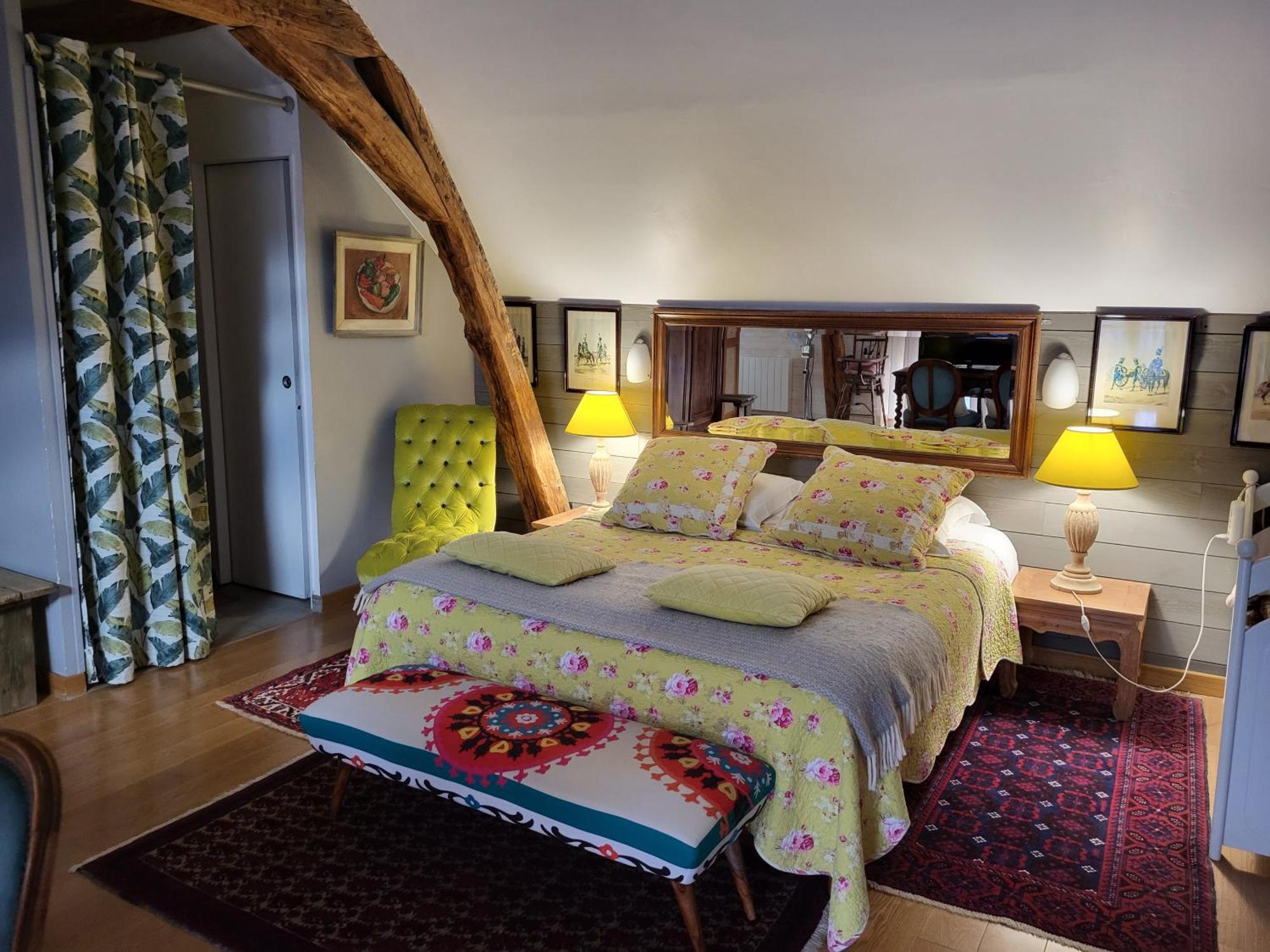 Les Glycines Bed and Breakfast Ury Eksteriør billede